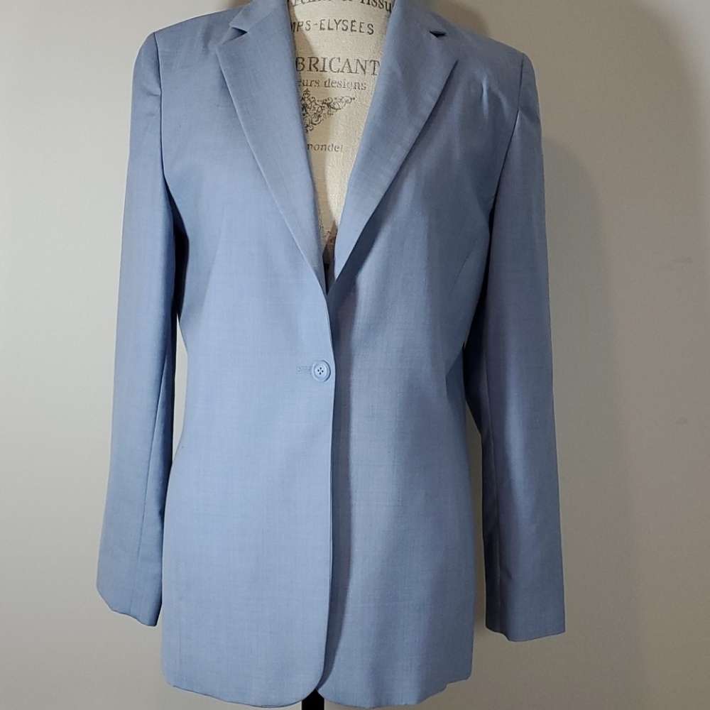Pendleton vintage woman's blazer size 12 wool blue